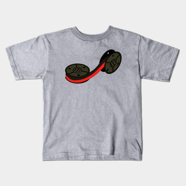 Typewriter Ribbon Kids T-Shirt by DiegoCarvalho